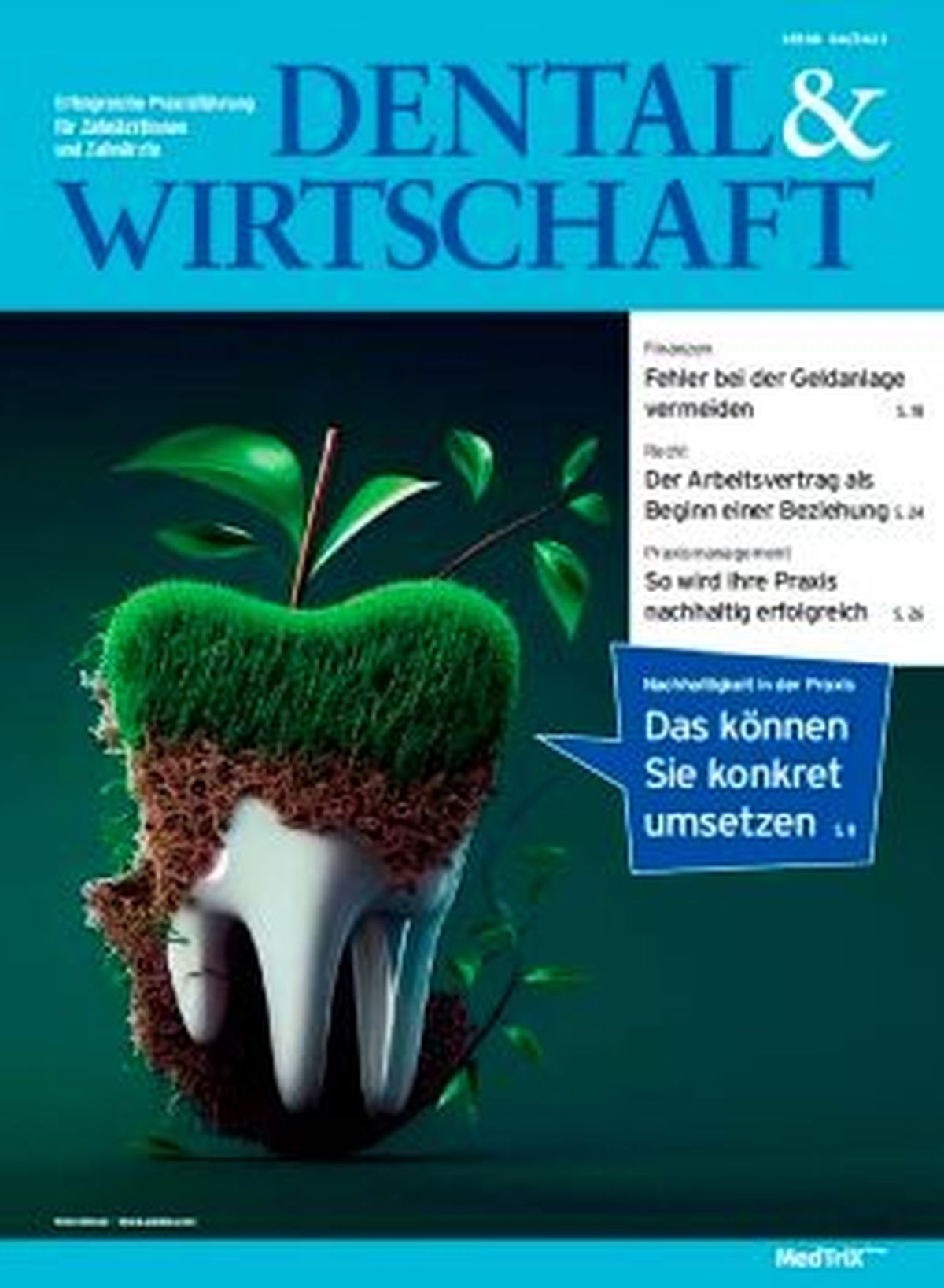 Coverbild der Ausgabe 4/2023 von DENTAL&WIRTSCHAFT