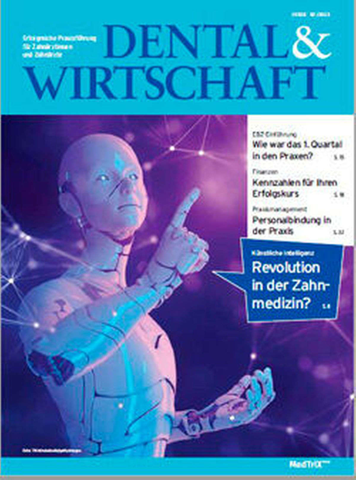 Cover der DENTAL & WIRTSCHAFT Ausgabe 2/2023
